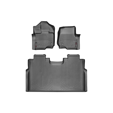 Weathertech Front and Rear Floorliners for Vinyl Floors, 446971V-446972 446971V-446972